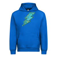 Cobalt Turquoise Lightning Urban Hoodie - Bettercallsaul