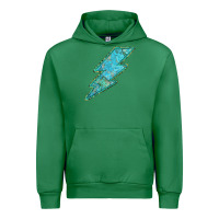 Emerald Turquoise Lightning Urban Hoodie - Bettercallsaul