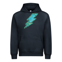 Navy Turquoise Lightning Urban Hoodie - Bettercallsaul