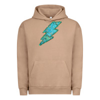 Pigment Burro Turquoise Lightning Urban Hoodie - Bettercallsaul