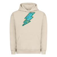 Pigment French Oak Turquoise Lightning Urban Hoodie - Bettercallsaul