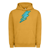 Pigment Peanut Butter Turquoise Lightning Urban Hoodie - Bettercallsaul