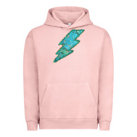 Pigment Salmon Turquoise Lightning Urban Hoodie - Bettercallsaul