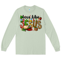Matcha Christmas love like jesus Long Sleeve Tee - FaDigitalArtStudio