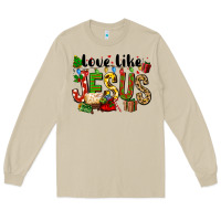 Mushroom Christmas love like jesus Long Sleeve Tee - FaDigitalArtStudio