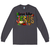 Smoke Christmas love like jesus Long Sleeve Tee - FaDigitalArtStudio