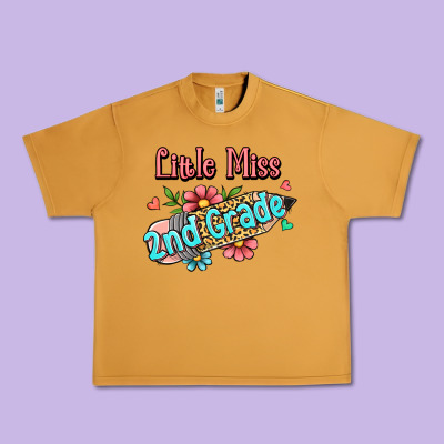 Little Miss Second Grade Urban Heavy Tee Designed By Ranaportraitstore