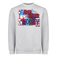 Red White Boozy Billie Wilder Heavyweight Sweatshirt | Teevron