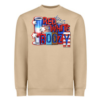 Mushroom red white boozy billie wilder Heavyweight Sweatshirt - texasbilliewilder