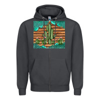 Smoke cactus gemstone Zipper Hoodie - JahusDesignShop