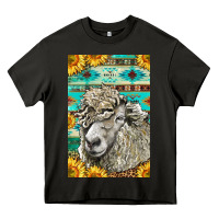 Asphalt Western Lincoln Sheep Heavy Core Tee - LillyAllenDesigns
