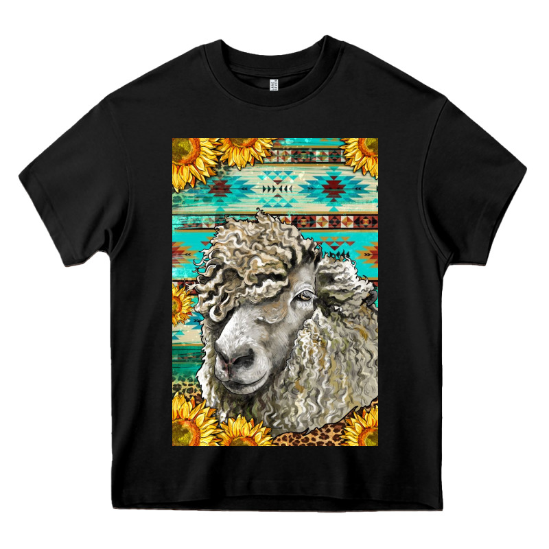 Western Lincoln Sheep Heavy Core Tee by LillyAllenDesigns | Teevron