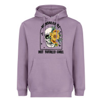 Lavender mentally ill but totally chill Heavyweight Hoodie - MaliasSmallBusiness