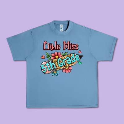 Little Miss Fifth Grade Urban Heavy Tee Designed By Ranaportraitstore