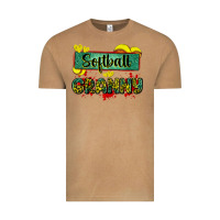 Vintage Camel softball granny with leopard Vintage Tee - Zillion Design Studio