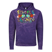 Cloud Purple school's out for summer teacher life Vintage Hoodie - Zillion Design Studio