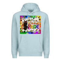 Blue Mist Western LGBTQ+ With Sunflowers Premium Hoodie - BundleAndBundleShop
