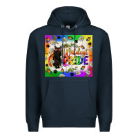 Navy Western LGBTQ+ With Sunflowers Premium Hoodie - BundleAndBundleShop