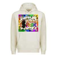 Oatmeal Heather Western LGBTQ+ With Sunflowers Premium Hoodie - BundleAndBundleShop