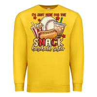 Lemon i'm just here for the snack baseball sister Premium Sweatshirt - MaliasSmallBusiness