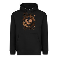 Black we are all humans Heavyweight Hoodie - MaliasSmallBusiness