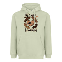 Matcha we are all humans Heavyweight Hoodie - MaliasSmallBusiness
