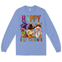 Colony Blue Happy hallothankmas dog Long Sleeve Tee - FaDigitalArtStudio