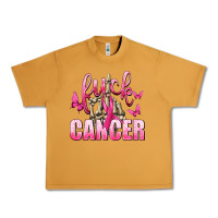 Peanut Butter Fuck Cancer with Butterflies Urban Heavy Tee - texasbilliewilder
