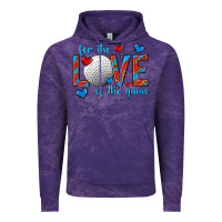Cloud Purple for the love of the game hockey Vintage Hoodie - texasbilliewilder