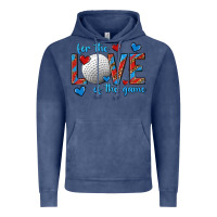 Vintage Denim for the love of the game hockey Vintage Hoodie - texasbilliewilder