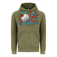 Vintage Olive for the love of the game hockey Vintage Hoodie - texasbilliewilder