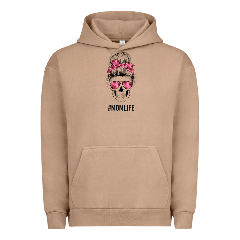 Pink Flower Mom Skull Urban Hoodie by Bettercallsaul | Teevron