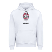 White Pink Flower Mom Skull Urban Hoodie - Bettercallsaul