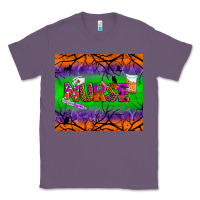 Lavender halloween nurse tumbler Classic Tee - BundleAndBundleShop