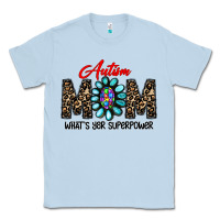 Dusty Blue autism Classic Tee - CowhideDigitalArt