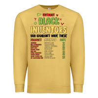 Antique Gold black inventors black history Premium Sweatshirt - MaliasSmallBusiness