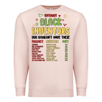 Pale Pink black inventors black history Premium Sweatshirt - MaliasSmallBusiness