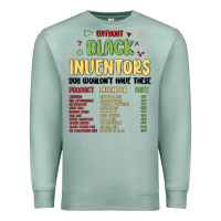 Seafoam black inventors black history Premium Sweatshirt - MaliasSmallBusiness