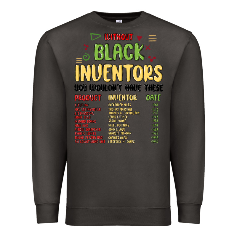 Black Inventors Black History Premium Sweatshirt by MaliasSmallBusiness | Teevron