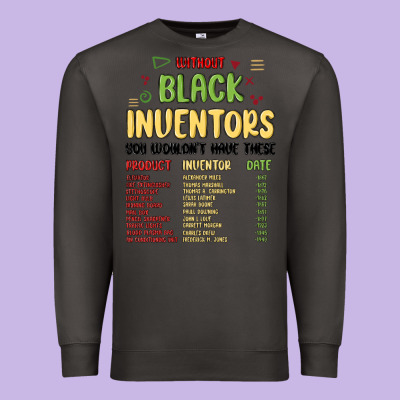 Black Inventors Black History Premium Sweatshirt Designed By Maliassmallbusiness