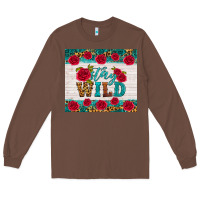 Chestnut stay wild Long Sleeve Tee - HRA Design Shop