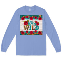 Colony Blue stay wild Long Sleeve Tee - HRA Design Shop