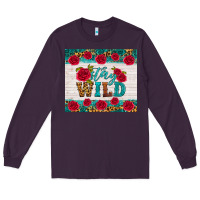 Plum stay wild Long Sleeve Tee - HRA Design Shop