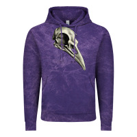Cloud Purple Raven Skull Vintage Hoodie - RanaPortraitStore