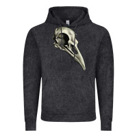 Vintage Black Raven Skull Vintage Hoodie - RanaPortraitStore