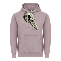 Vintage Zinc Raven Skull Vintage Hoodie - RanaPortraitStore