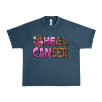 Midnight Navy Heal Cancer Urban Heavy Tee - texasbilliewilder