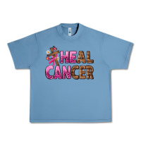 Pebble Blue Heal Cancer Urban Heavy Tee - texasbilliewilder