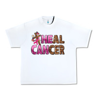 White Heal Cancer Urban Heavy Tee - texasbilliewilder