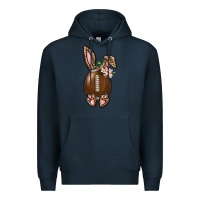 Navy American Football Easter Bunny Premium Hoodie - BundleAndBundleShop